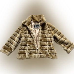 Guess Fur Coat rare y2k